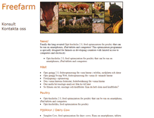 Tablet Screenshot of freefarm.se